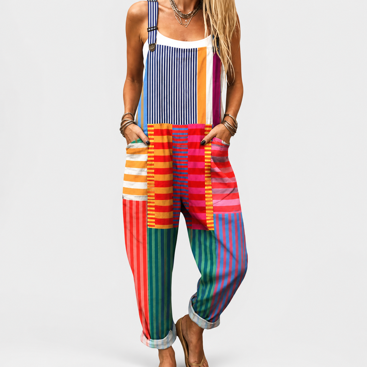 Nikau | Comfortable Printed Overalls